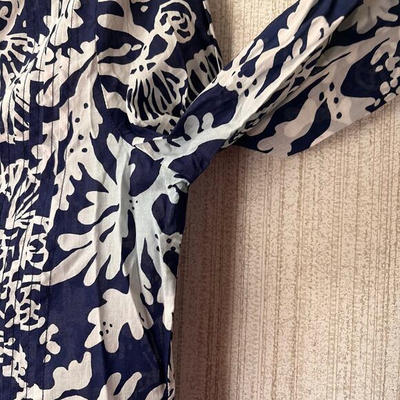 Lilly Pulitzer Blue And White‎ Sarasota Beaded Tunic Size XS - Picture 7 of 11